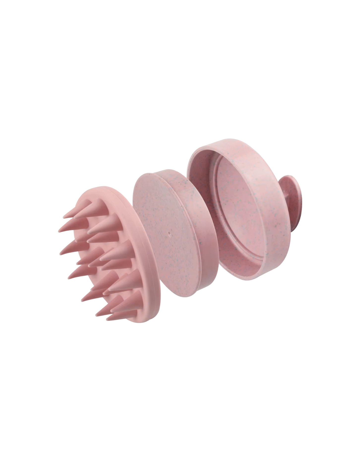 Biodegradable scalp massager designed for gentle exfoliation and scalp stimulation.