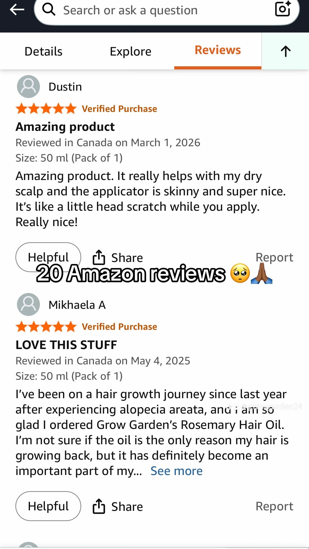 Rosemary Hair Oil 60ml – Nourish Scalp & Support Healthy Hair