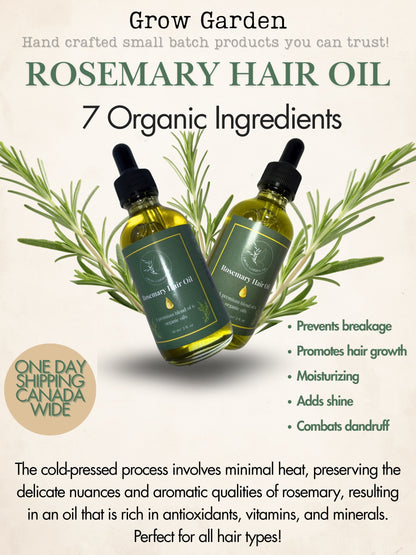 Rosemary Hair Oil 30ml – Nourish Scalp & Hair Growth