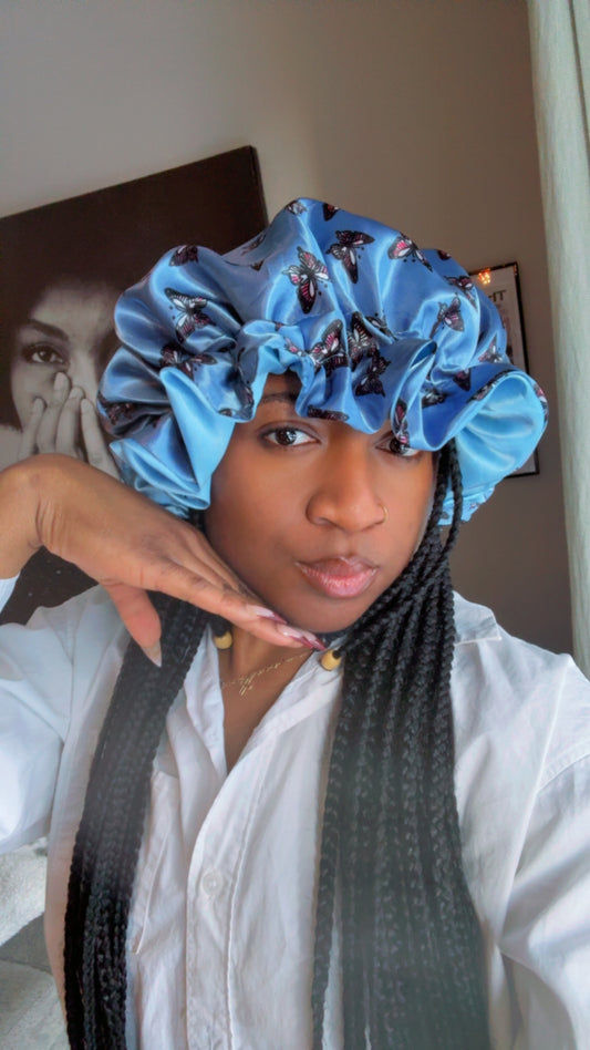 Reversible Satin Bonnets